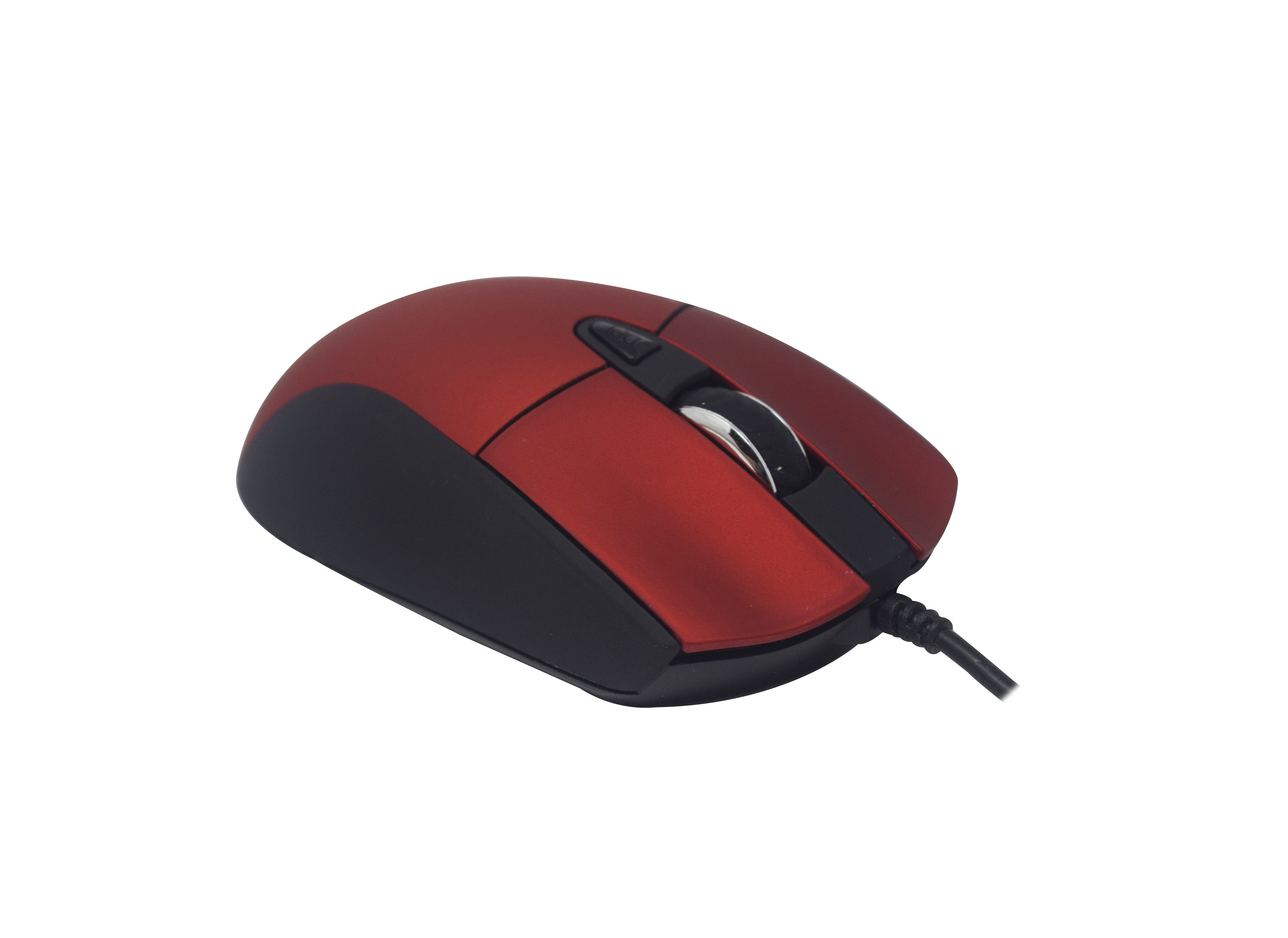 Mouse Naceb Technology NA-0115R - Rojo, 6 botones, Alámbrico, Óptico, 800 - 2400 DPI Mouse Naceb Technology NA-0115R - Rojo, 6 botones, Alámbrico, Óptico, 800 - 2400 DPI